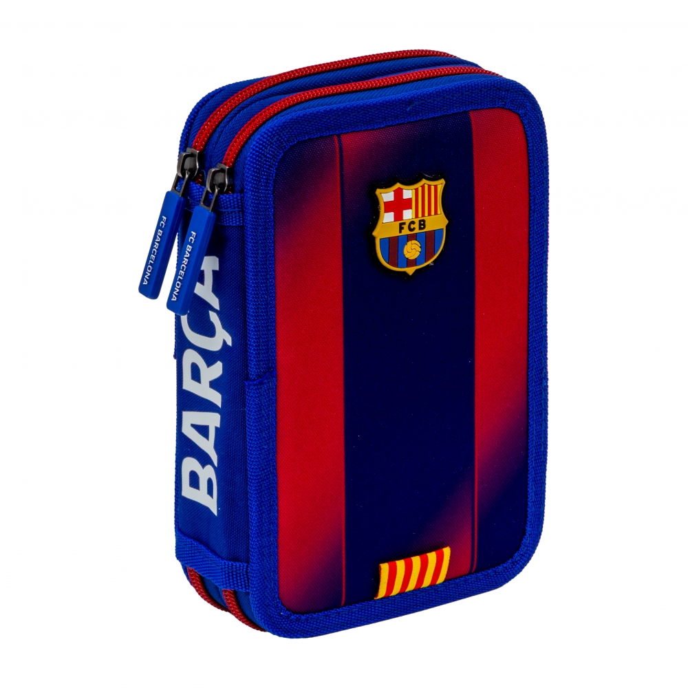 Double toiletry bag without accessories, Astra, FC Barcelona, ​​AC2, 20.5 x 13 x 4.5 cm