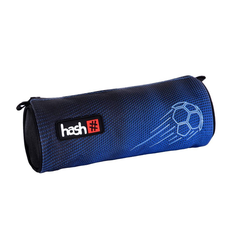 Student cylindrical toiletry bag, HASH, Football, 22 x 8 x 8 cm