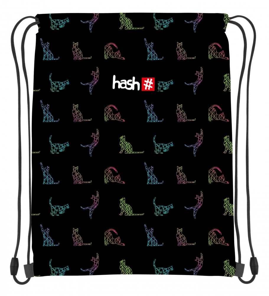 Sports bag, HASH, Happy Kitten, 44 x 33 cm