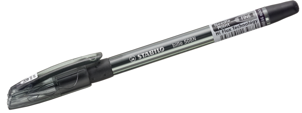 Stabilo Ballpoint Pen, Bille Hi-Flux, Black