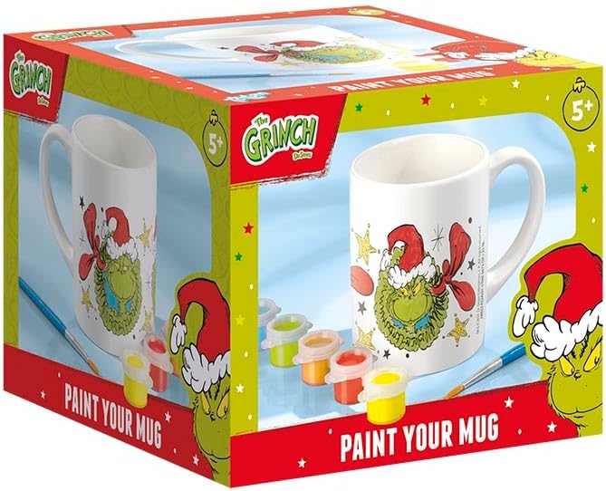 Creative kit, Totum, DIY mug, A Grinch′s Christmas