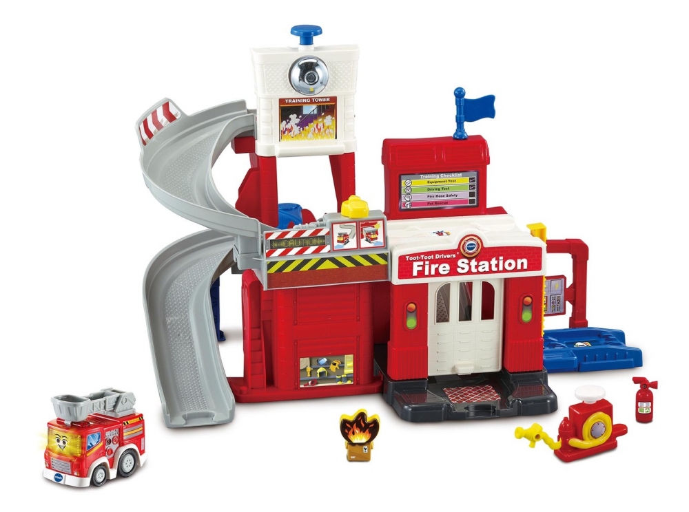 Interactive Toy, Vtech, Fire Station