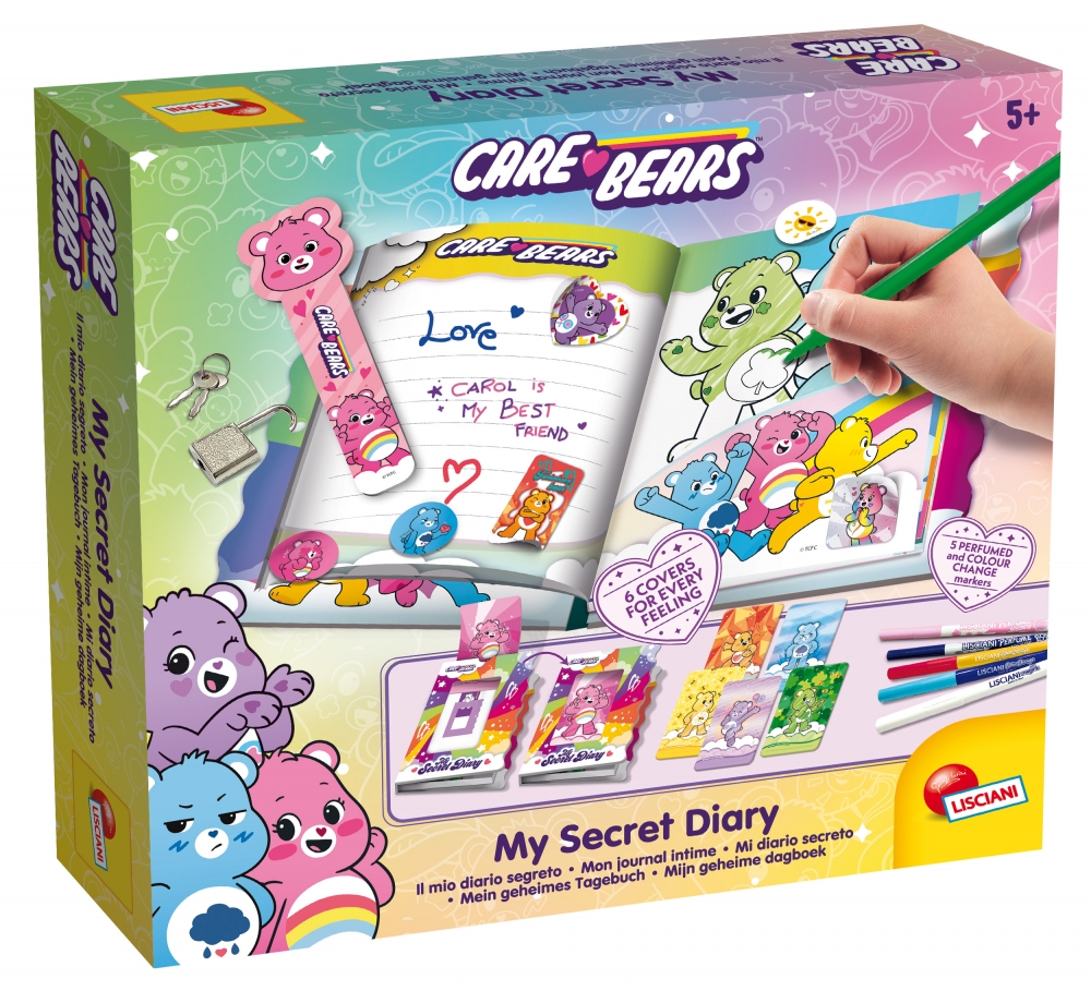 My Secret Diary, Lisciani, Care Bears