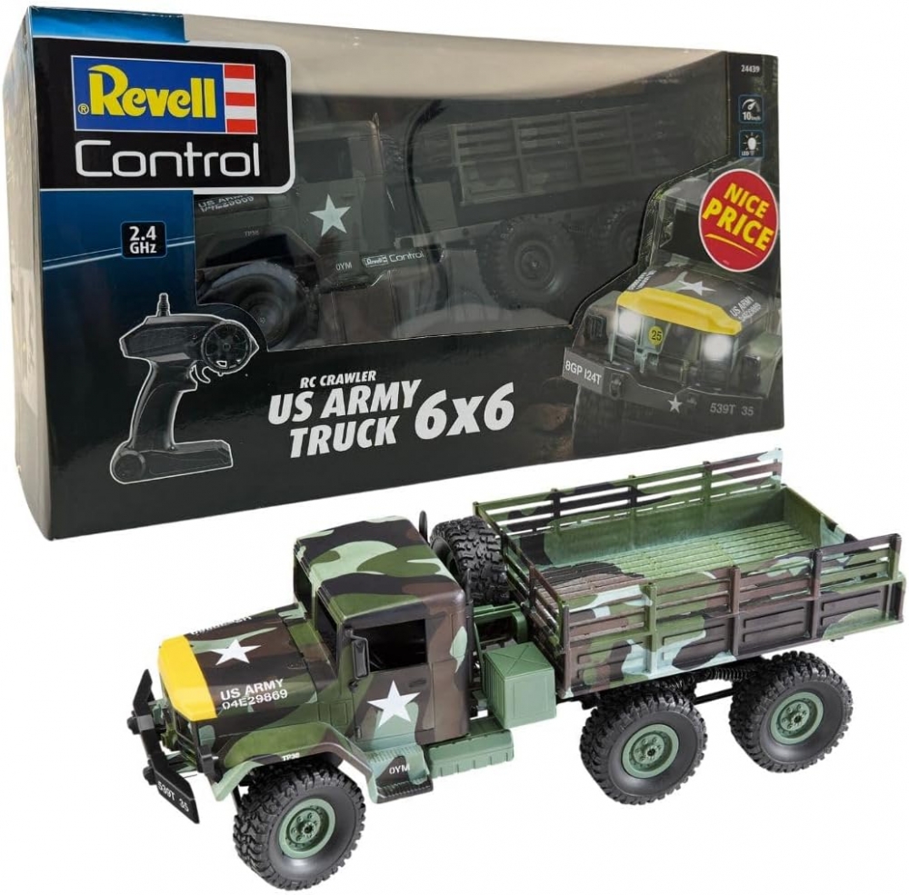 Military truck with radio control, Revell, RC