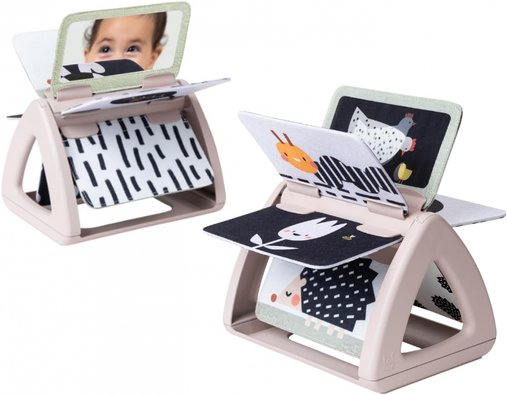 Educational toy, Taf Toys, Black and white rotating baby book, 21 x 18 x 6 cm