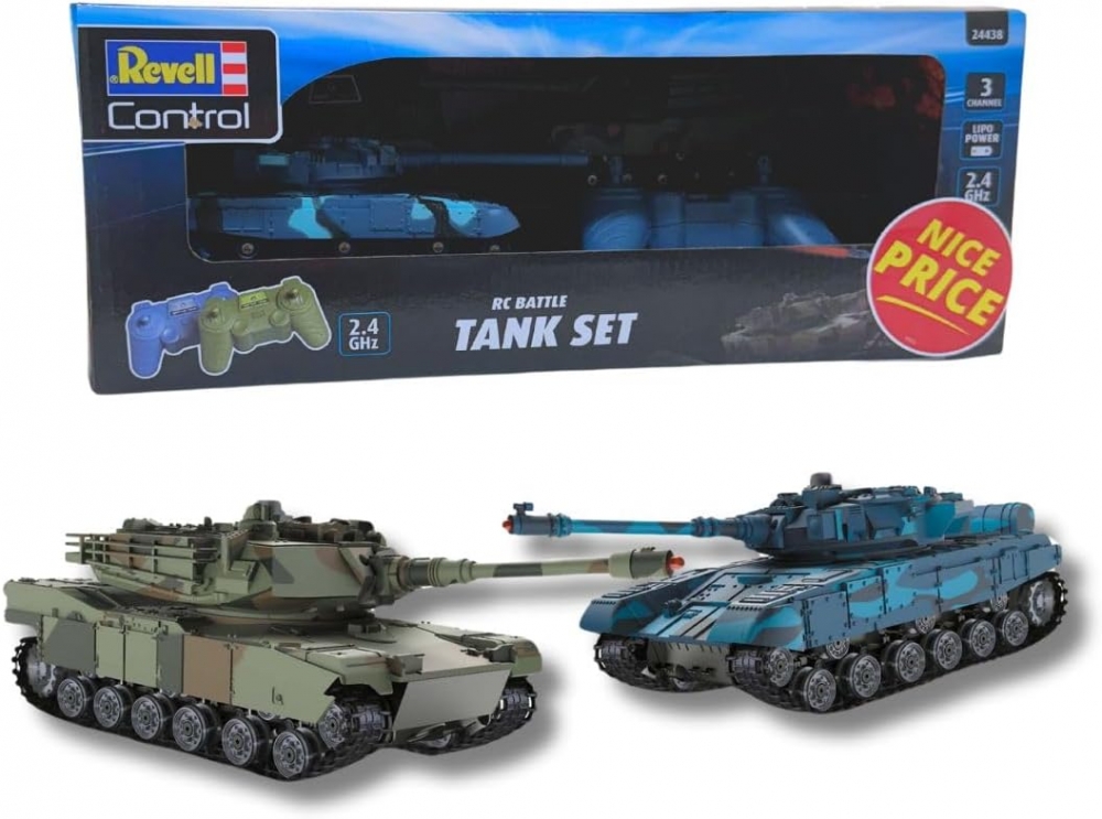 Radio controlled tanks, Revell, 2pcs.