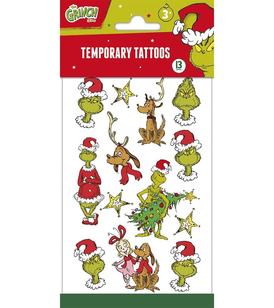Stickers, Totum, Tattoos, A Grinch′s Christmas
