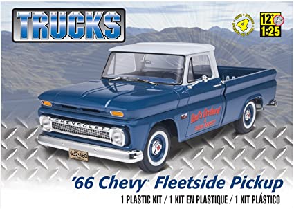 Building Model, Revell, 1966 Chevy Fleetside Pickup Truck, 112 parts