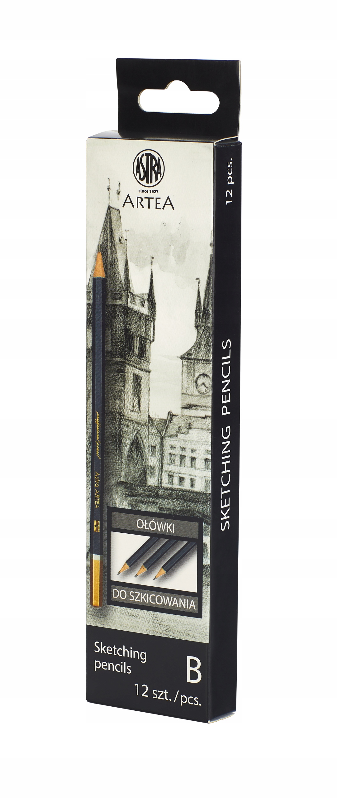 Sketching pencils for beginners Astra Artea - box of 12 pcs