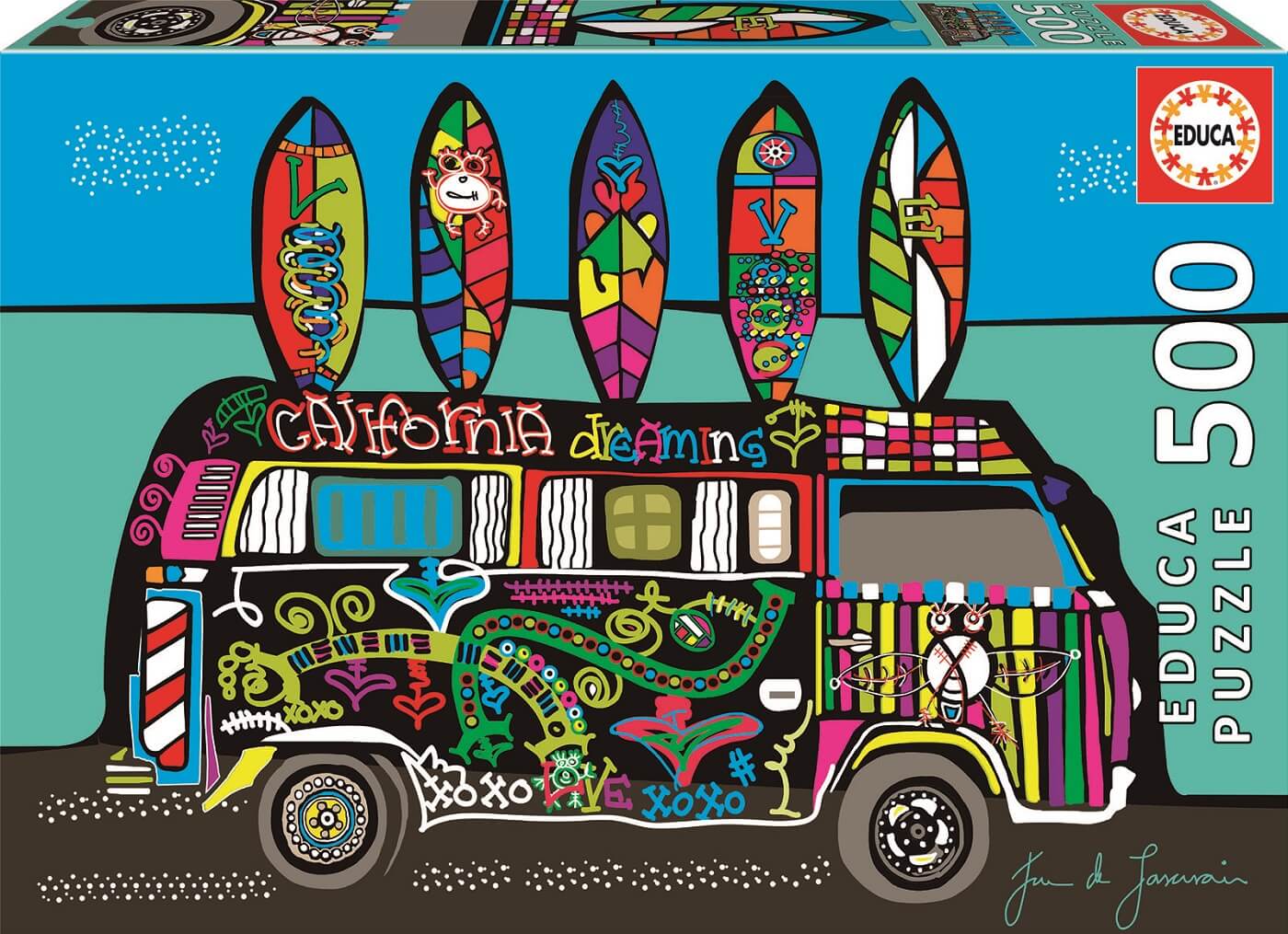 Puzzle, Educa, California Dream, 500 pieces