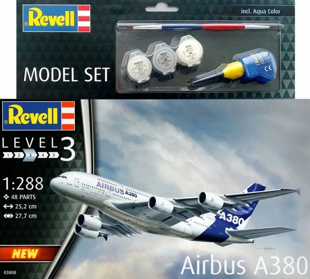 Assembly kit, Revell, Airbus A380, 47 parts