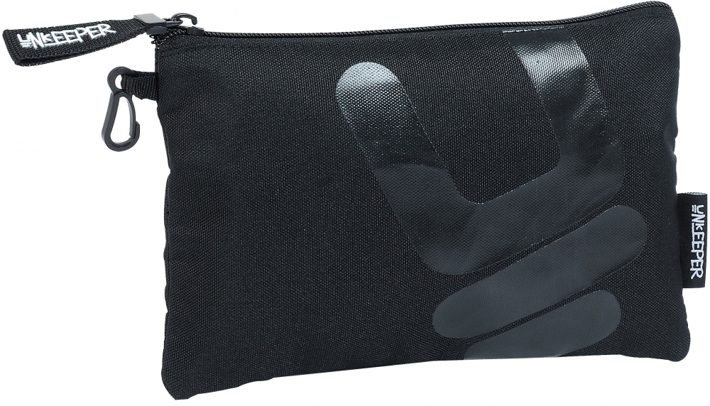 Toiletry bag, Unkeeper, Casual, 14 x 22 x 1 cm, Black