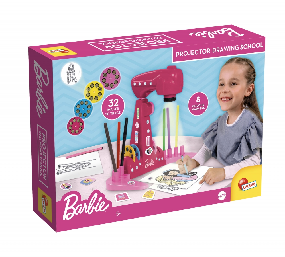 Creative set, Lisciani, Barbie, Drawing projector