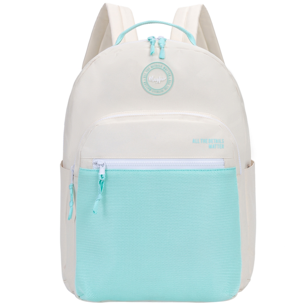 School backpack, Kstationery, Mayfair, Just Start, 40 x 30 x 17 cm, Green