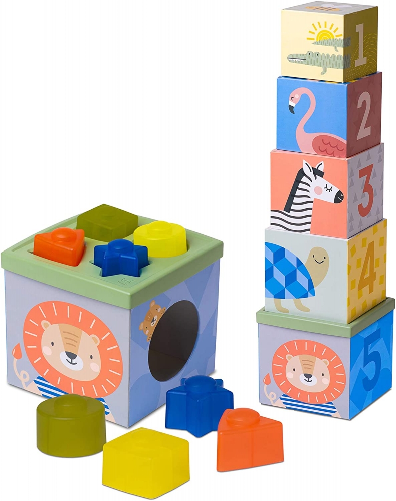 Educational Game, Taf Toys, Stack Sorter, Savannah
