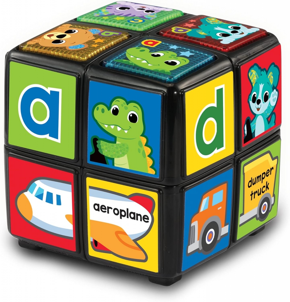 Interactive toy, Vtech, Educational Cube, 7.5 x 7.5 x 7.5 cm