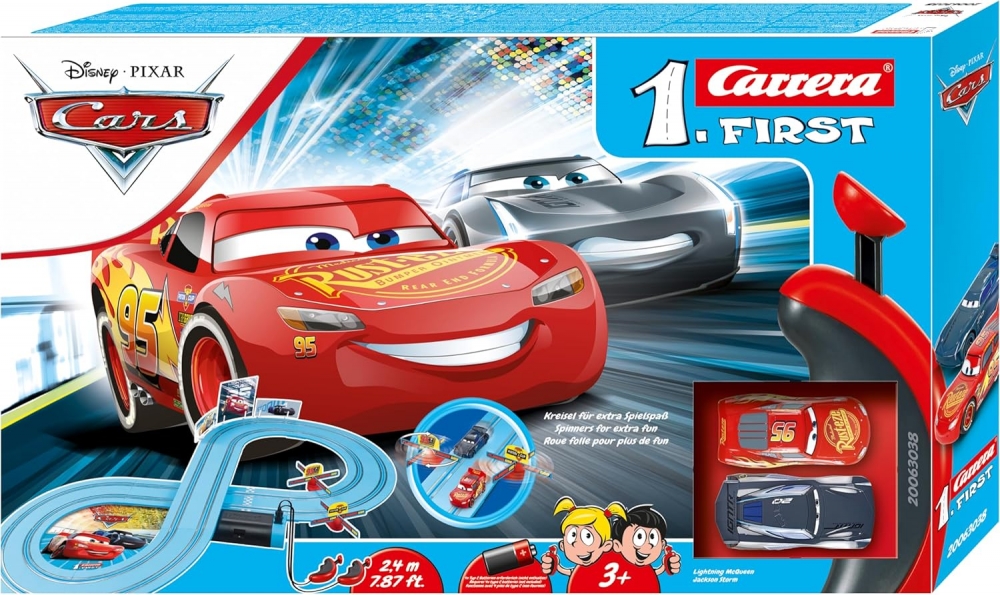 Race track, Carrera, Cars, Double Power, 2.4m