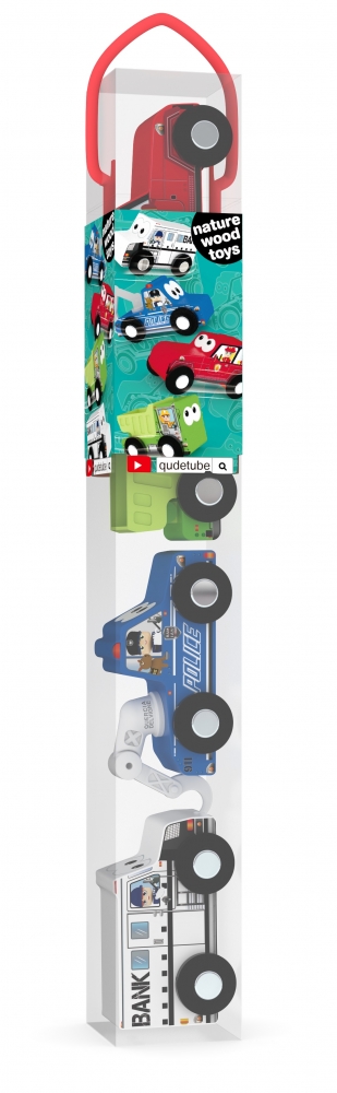 Train in a tube, J′adore, Vehicles, 4 pieces