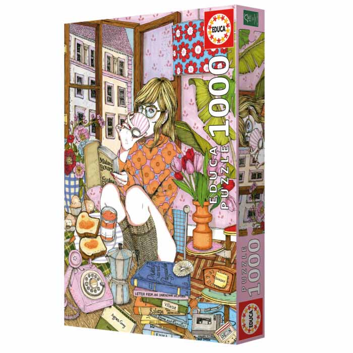 Puzzle, Educa, Time for yourself, Anna Jaren, 1000 pieces