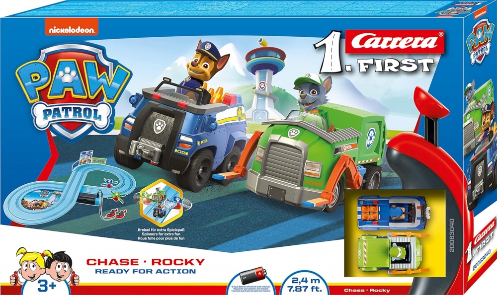 Race track, Carrera, Paw Patrol, Ready to attack
