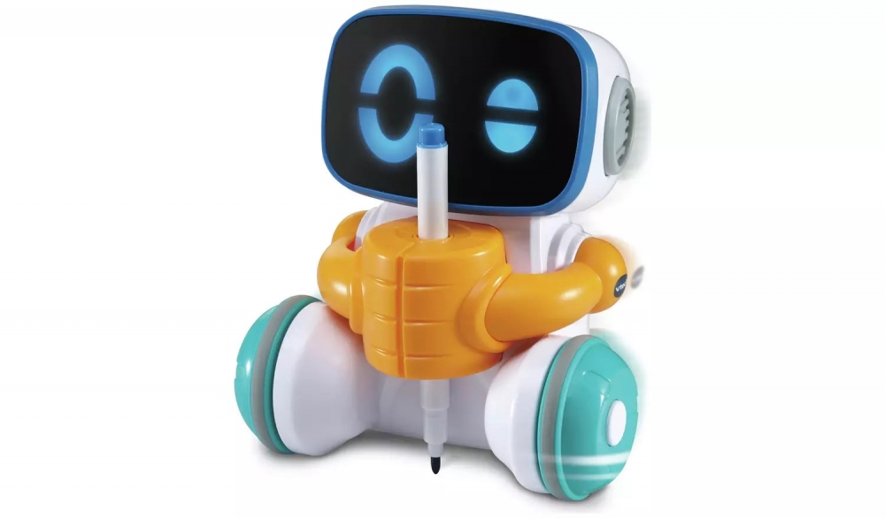 Interactive toy, Vtech, The smart drawing robot, 30 x 25 cm