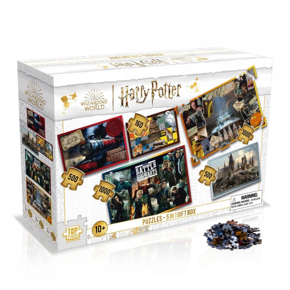 Puzzle, Winning Moves, Harry Potter, 5 in 1, 3160 pcs