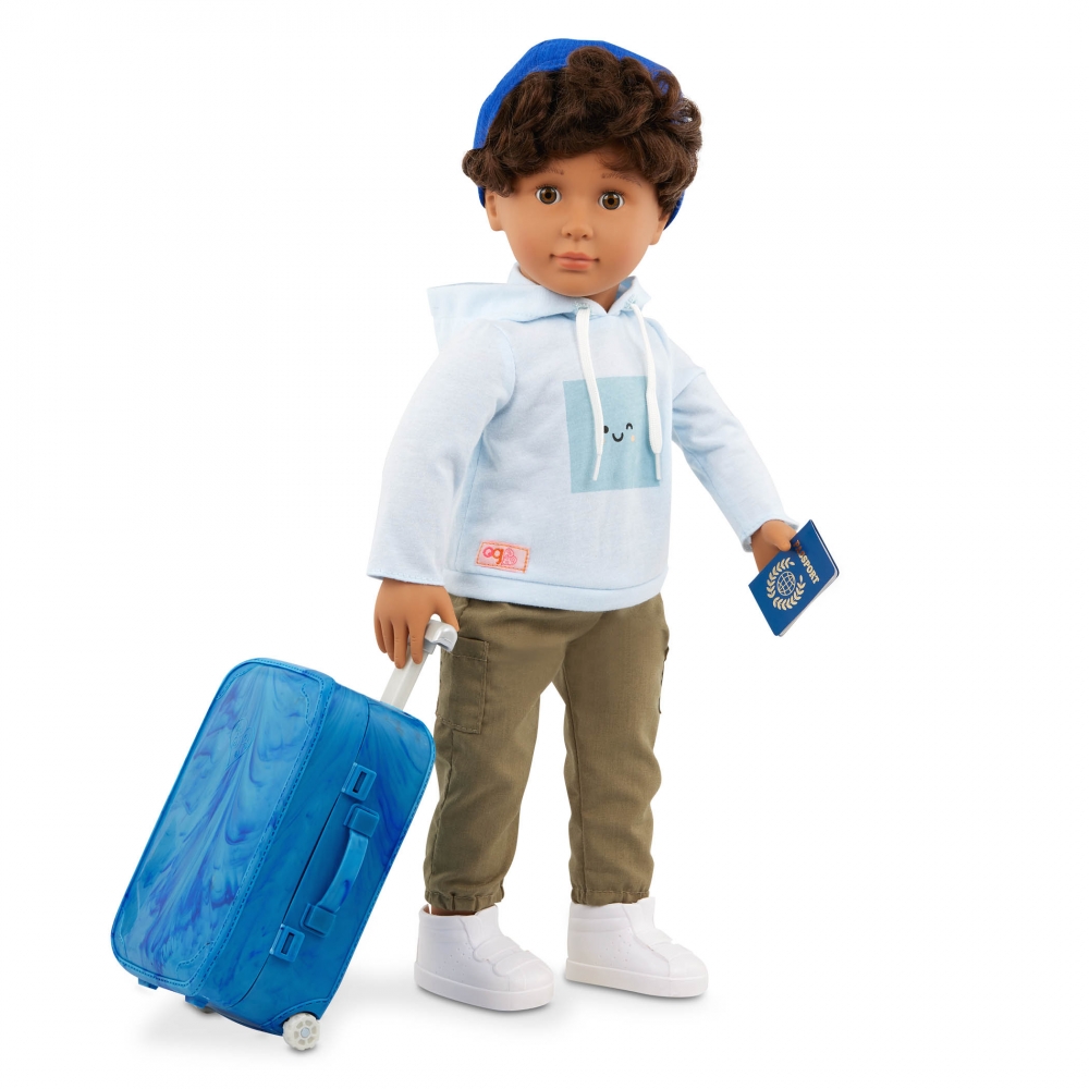 Doll, Battat, Our Generation, Milo with accessories, 46 cm