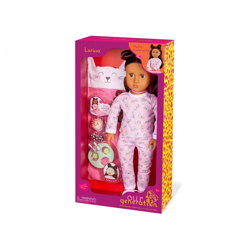 Doll, Battat, Our Generation, Larissa with accessories, 46 cm