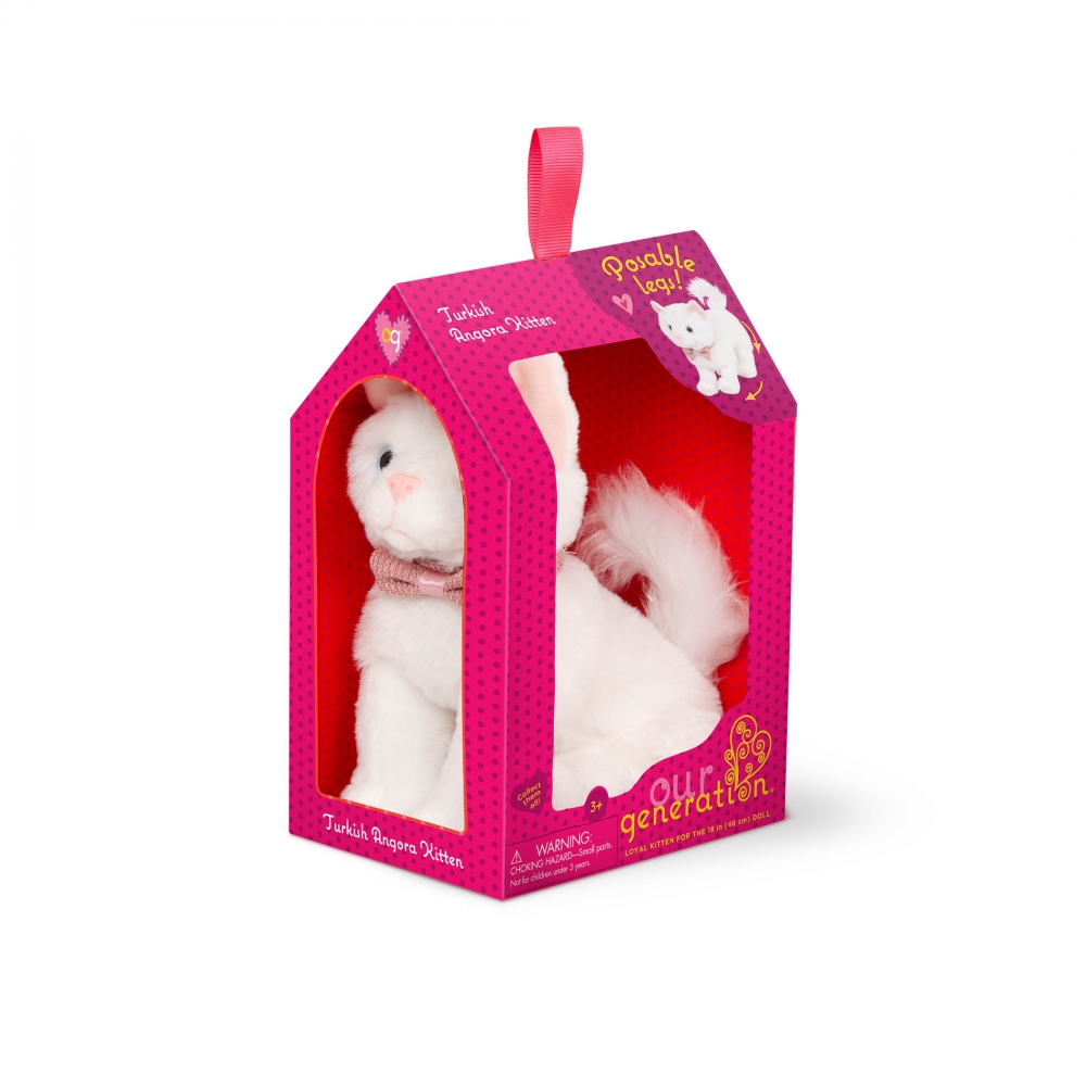 Plush toy, Battat, Our Generation, Turkish Angora cat