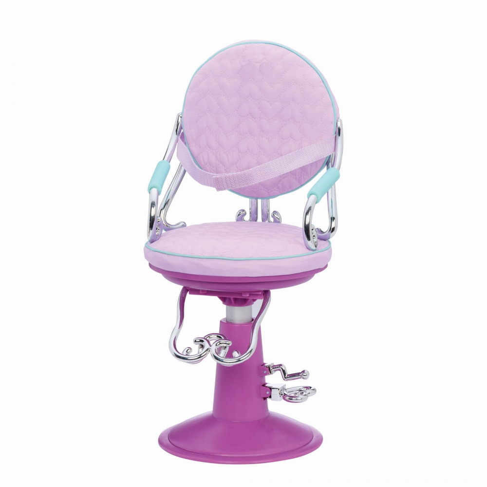 Set, Battat, Our Generation, Hairdressing chair, Purple