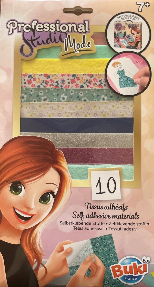 Self-adhesive kit, Buki France, Professional fashion studio, Supplement 5416, 10 sheets