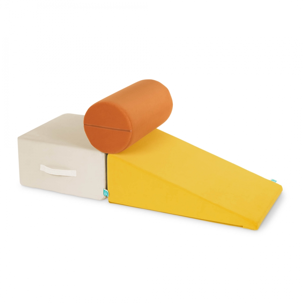 Set of modular foam shapes, Battat, Orange, 3 pieces