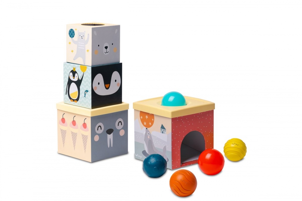 Educational Game, Taf Toys, Stack Sorter, North Pole