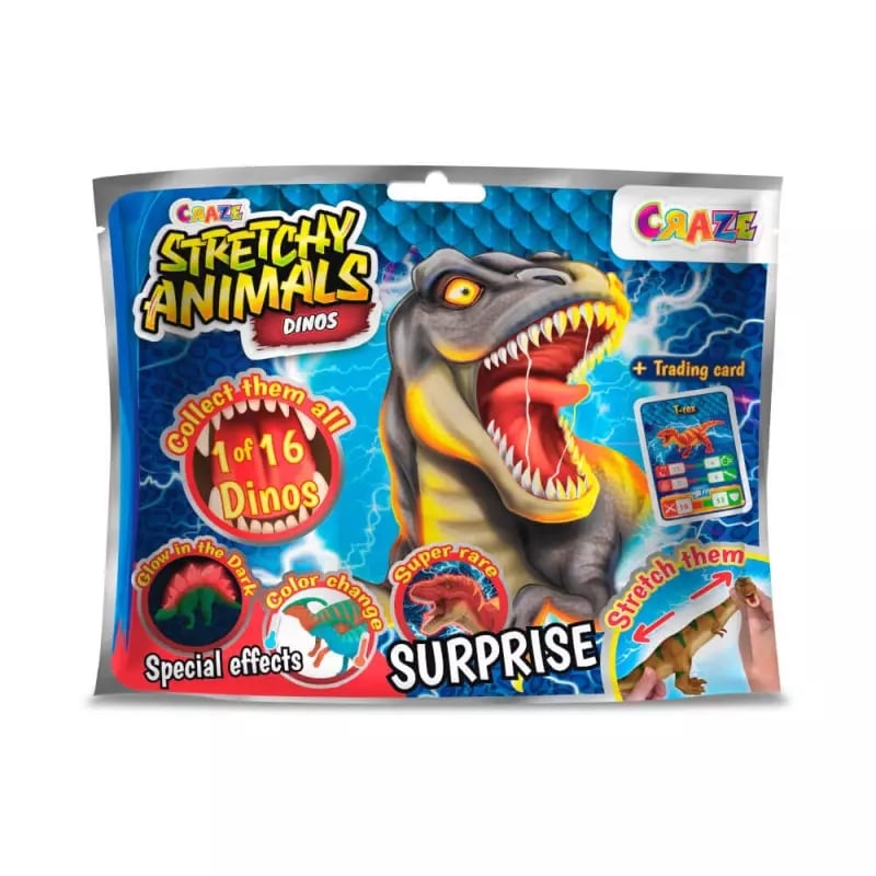 Collectible figure, Craze, Stretchable animals, Dinosaurs
