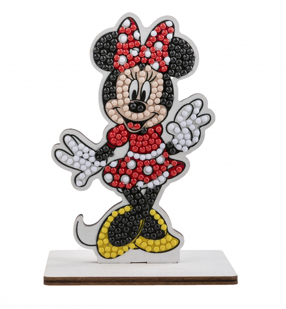 Diamond Embroidery Kit, Craft Buddy, Crystal Art Buddies, Minnie Mouse, 7 Pieces