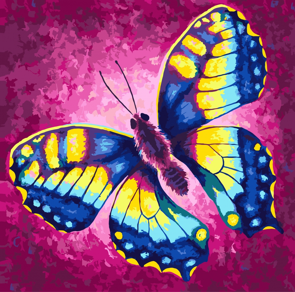 Creative kit, Craft Buddy, Paint by number, Change, 30 x 30 cm