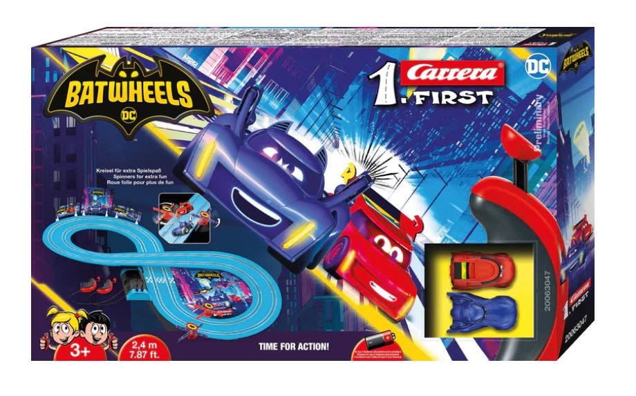 Race track, Carrera, Batwheels, Action Time, 2.4m