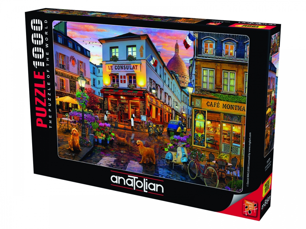Puzzle, Anatolian, Cafe Montmartre, 1000 pieces