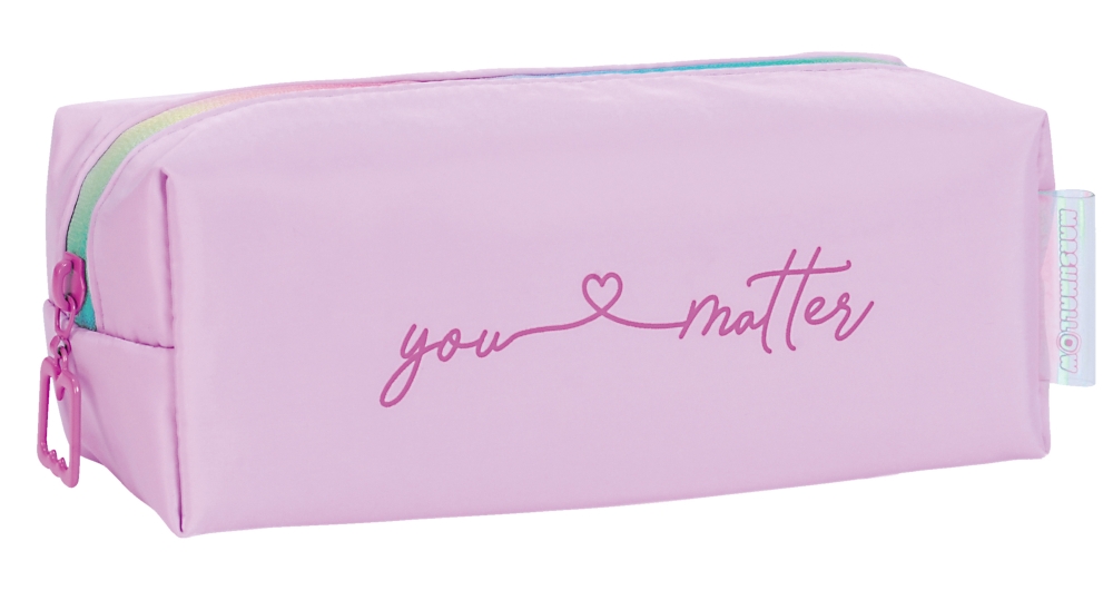 Toiletry bag, Marshmallow, Fantasy Purple, 8 x 21 x 7 cm