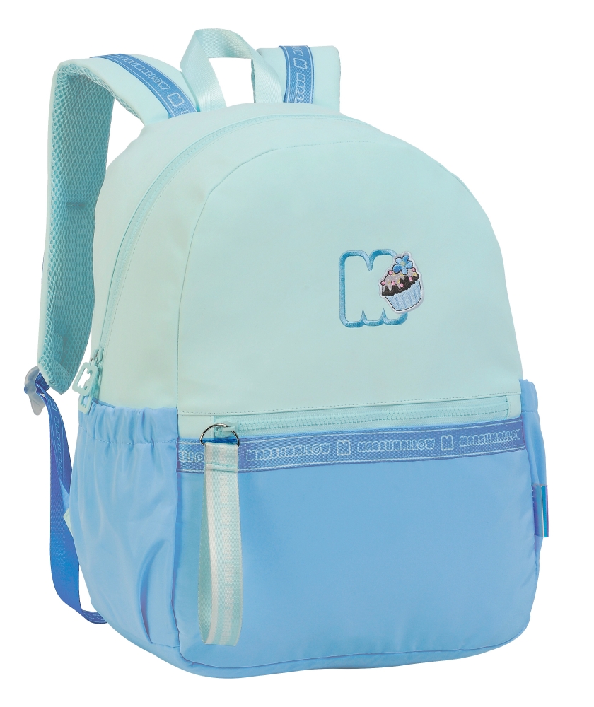 School backpack, Marshmallow, Hearty, 43 x 32 x 15 cm, Blue