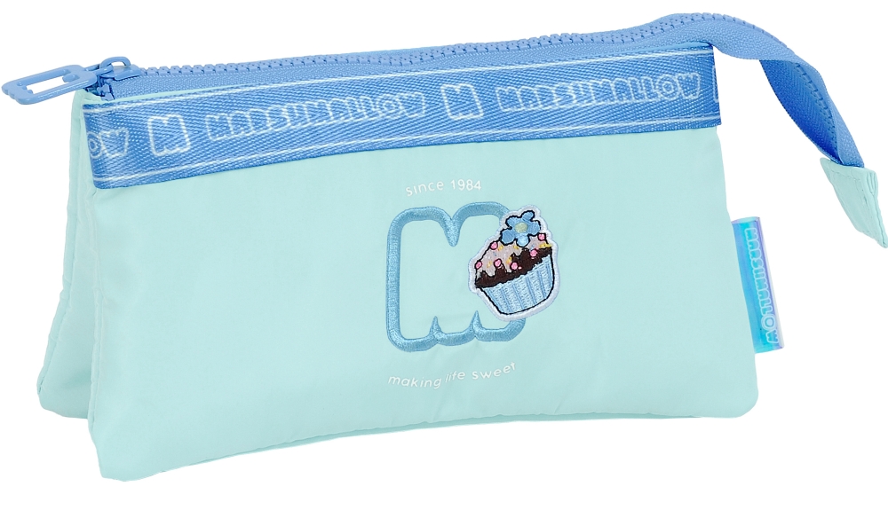 Toiletry bag, Marshmallow, Hearty, 12 x 22 x 2 cm, Blue