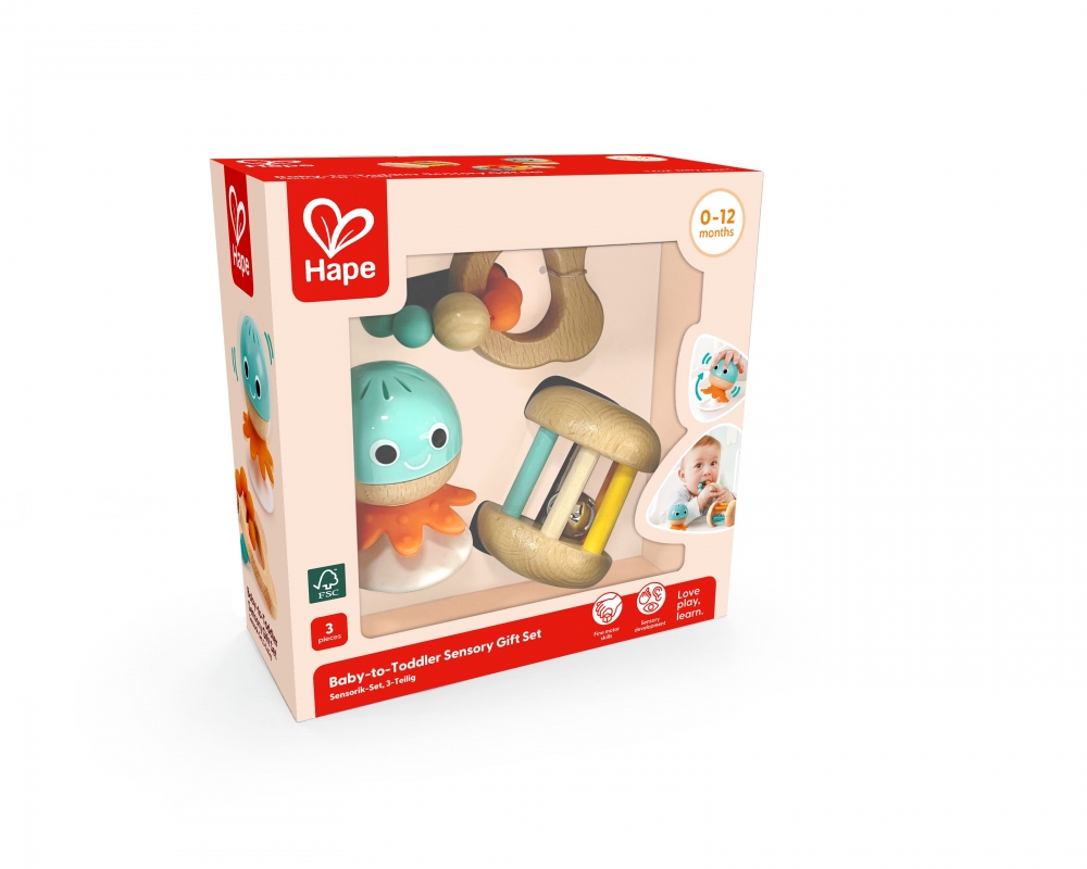 Baby sensory set, Hape, 3 parts