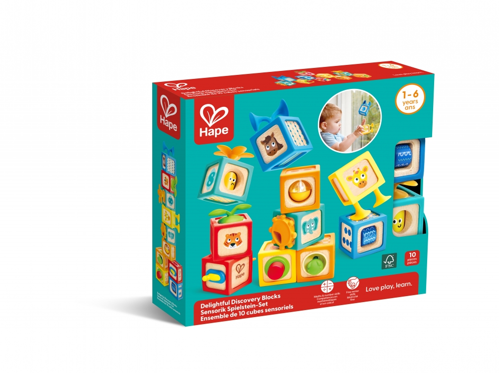 Discovery Cube Set, Hape, 10 pieces