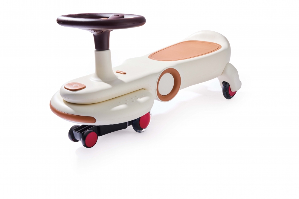 Push car with LED lights, Hape, White