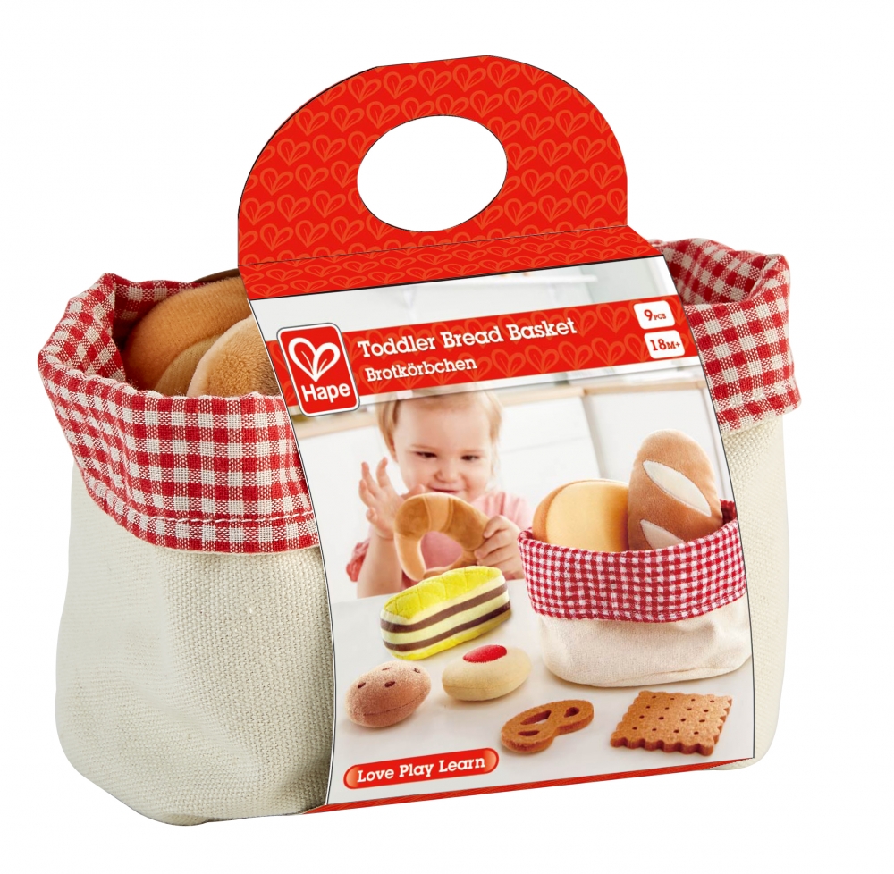 Playset, Hape, Bread Basket, 9 pieces