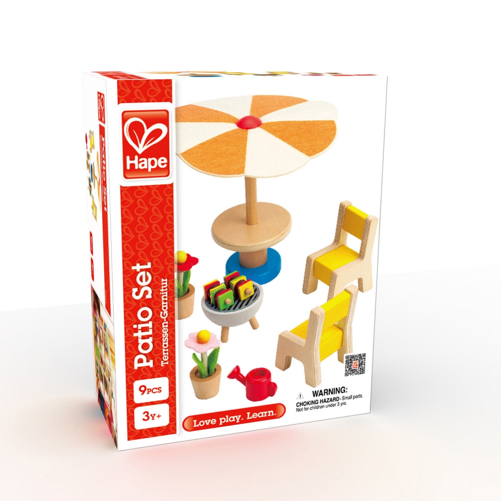 Mini doll furniture, Hape, Patio