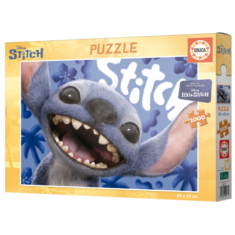 Puzzle, Educa, Stitch, 1000 pieces