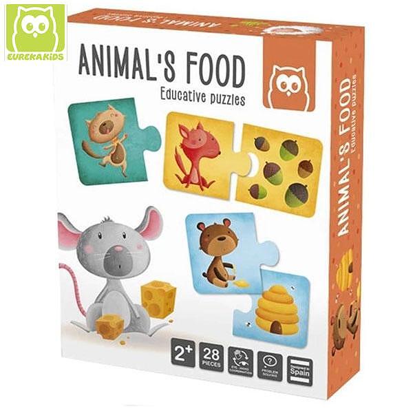 What do animals eat - Montessori, Eurekakids