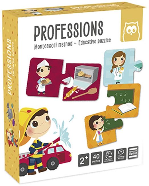 Educational puzzle Professions - Montessori, Eurekakids