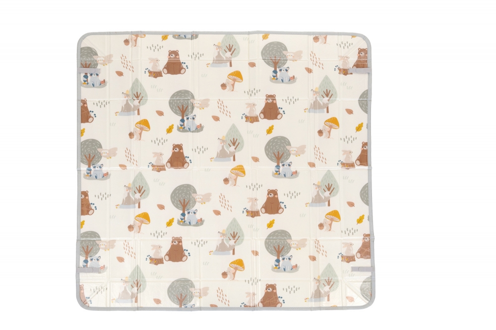 Foldable soft foam mat, Infantino, Animals